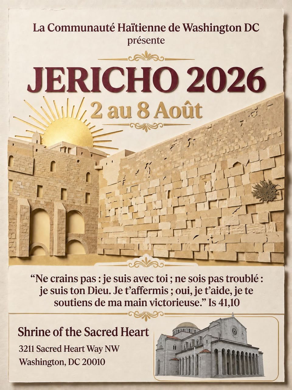 Official Jericho 2026 event poster